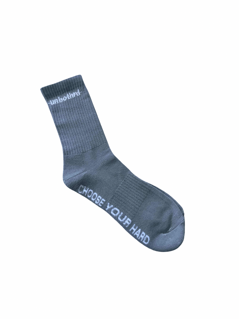 Athletic Crew Sock - Grey
