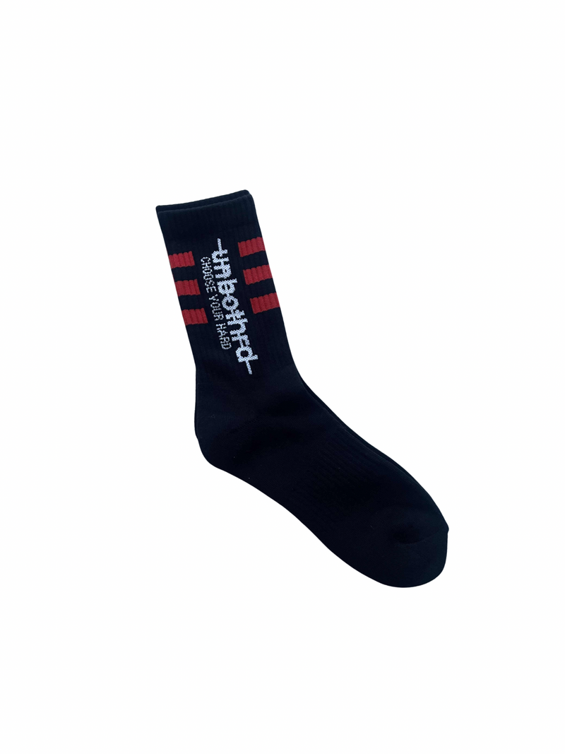 Athletic Crew Sock - Red Stripe