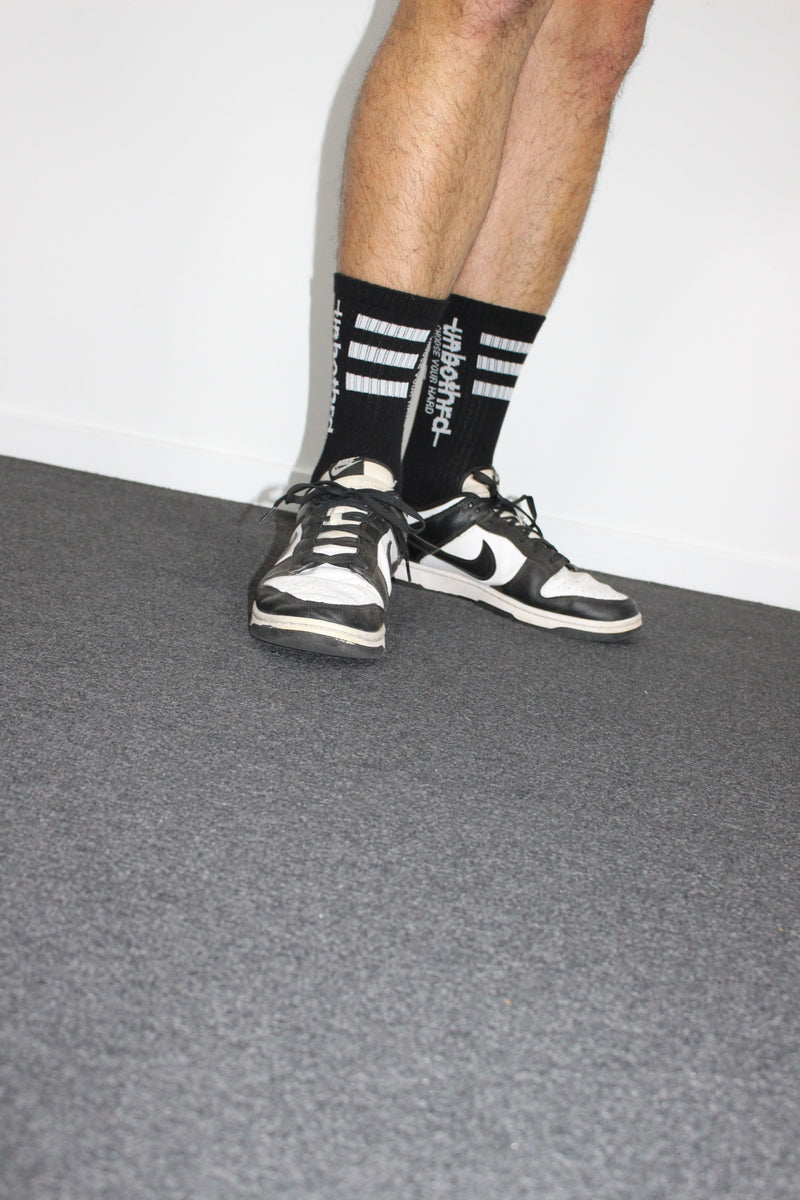 Athletic Crew Sock - White Stripe
