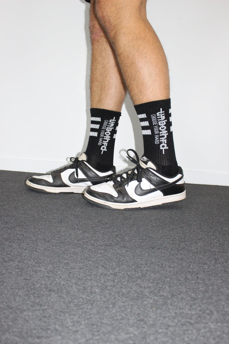 Athletic Crew Sock - White Stripe