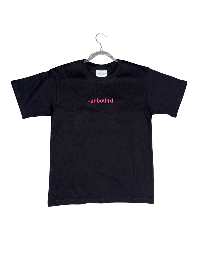 Basic Tee Black - Pink Logo