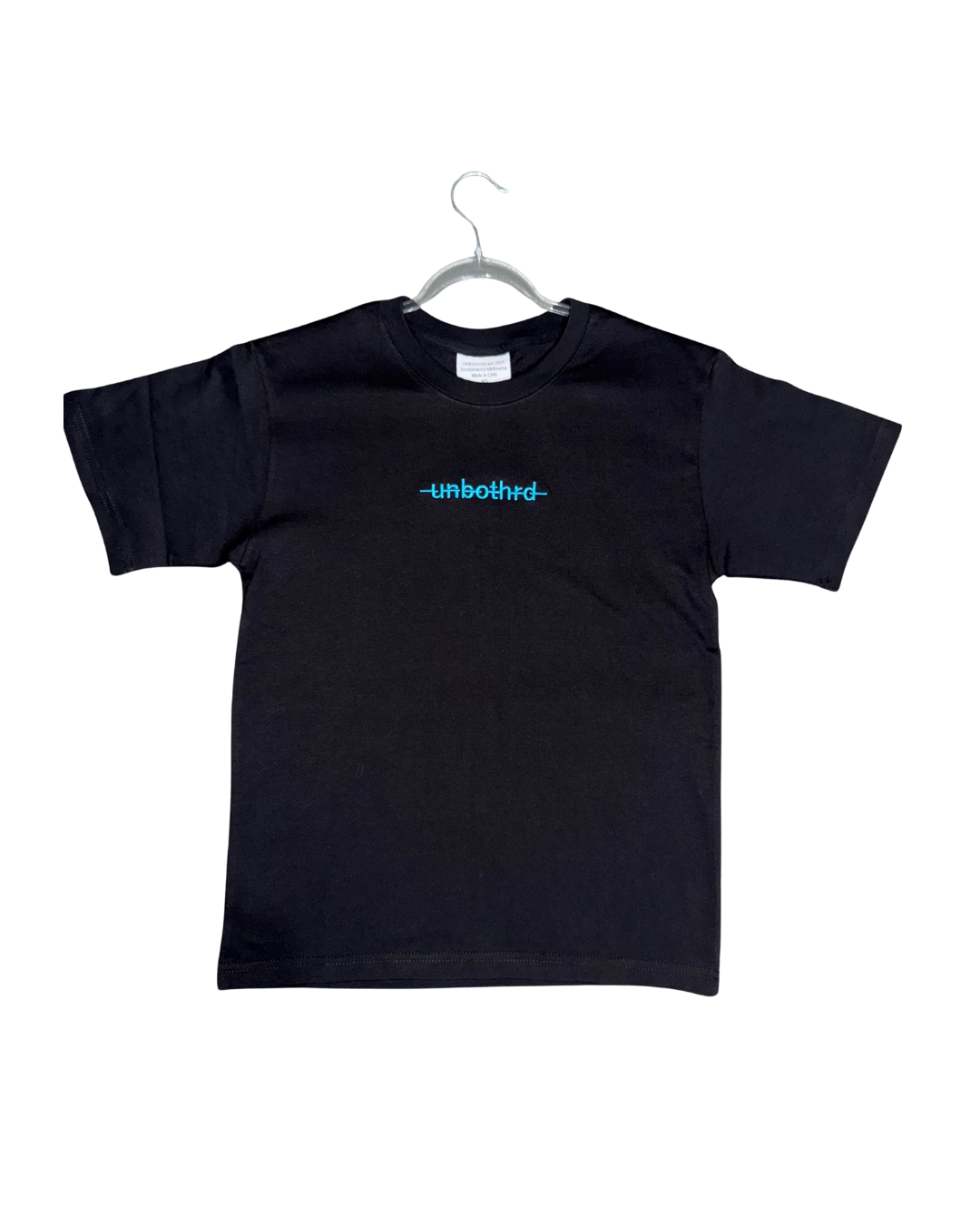 Basic Tee Black - Blue Logo