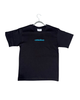 Basic Tee Black - Blue Logo