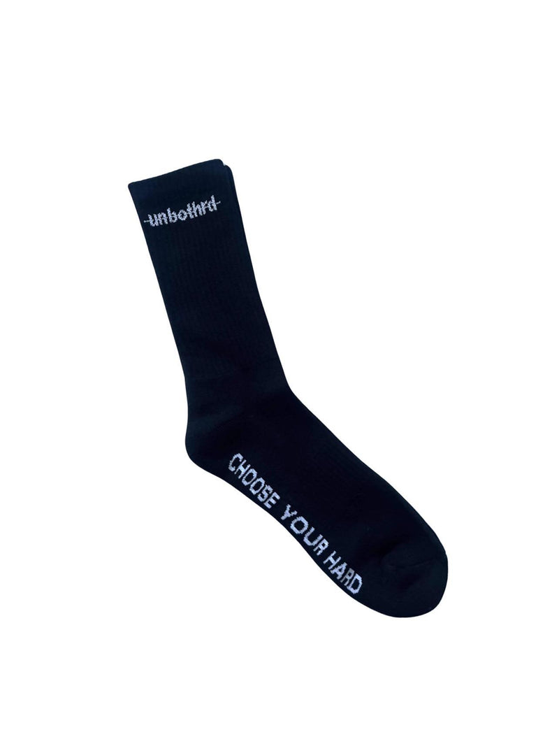 Athletic Crew Long Sock - Black